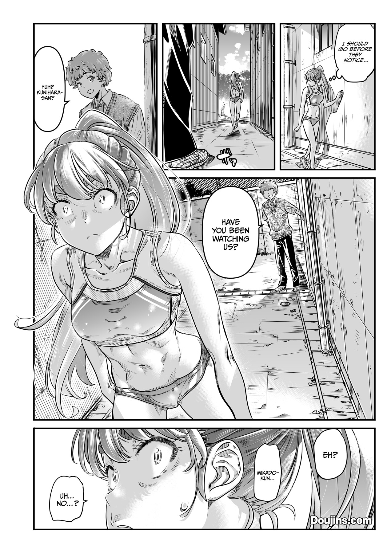 Hentai Manga Comic-The Dominant Track And Field Girl Can't Be Satisfied By A Nobody's Dick-Read-17